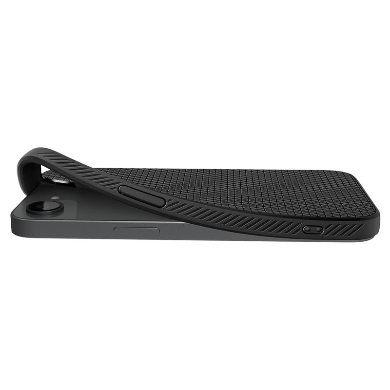 iPhone 16e Liquid Air Case Gummi Hülle (ACS09161) - Schwarz