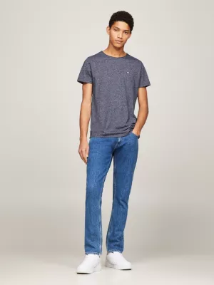 Camiseta de gola redonda com modelagem regular