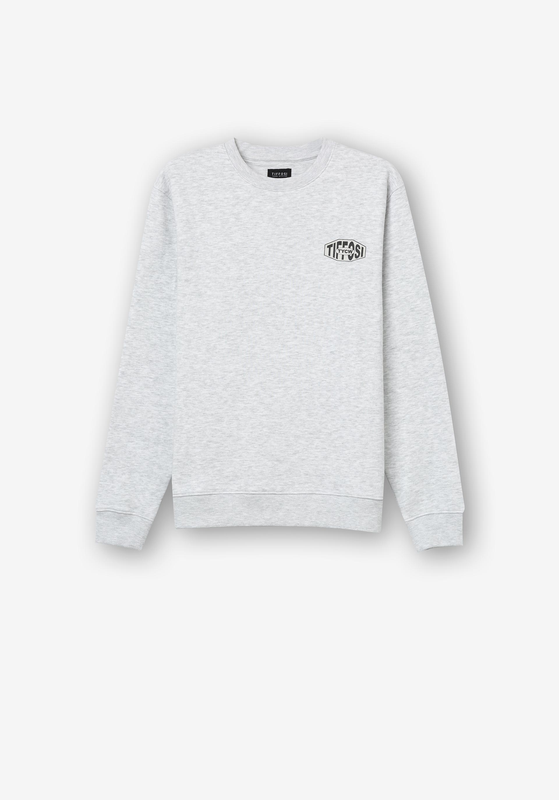 Sweatshirt com Estampado nas Costas