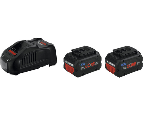 Startset Bosch ProCORE 18 V, 2x 5,5 Ah Li accu's + GAL1880CV lader