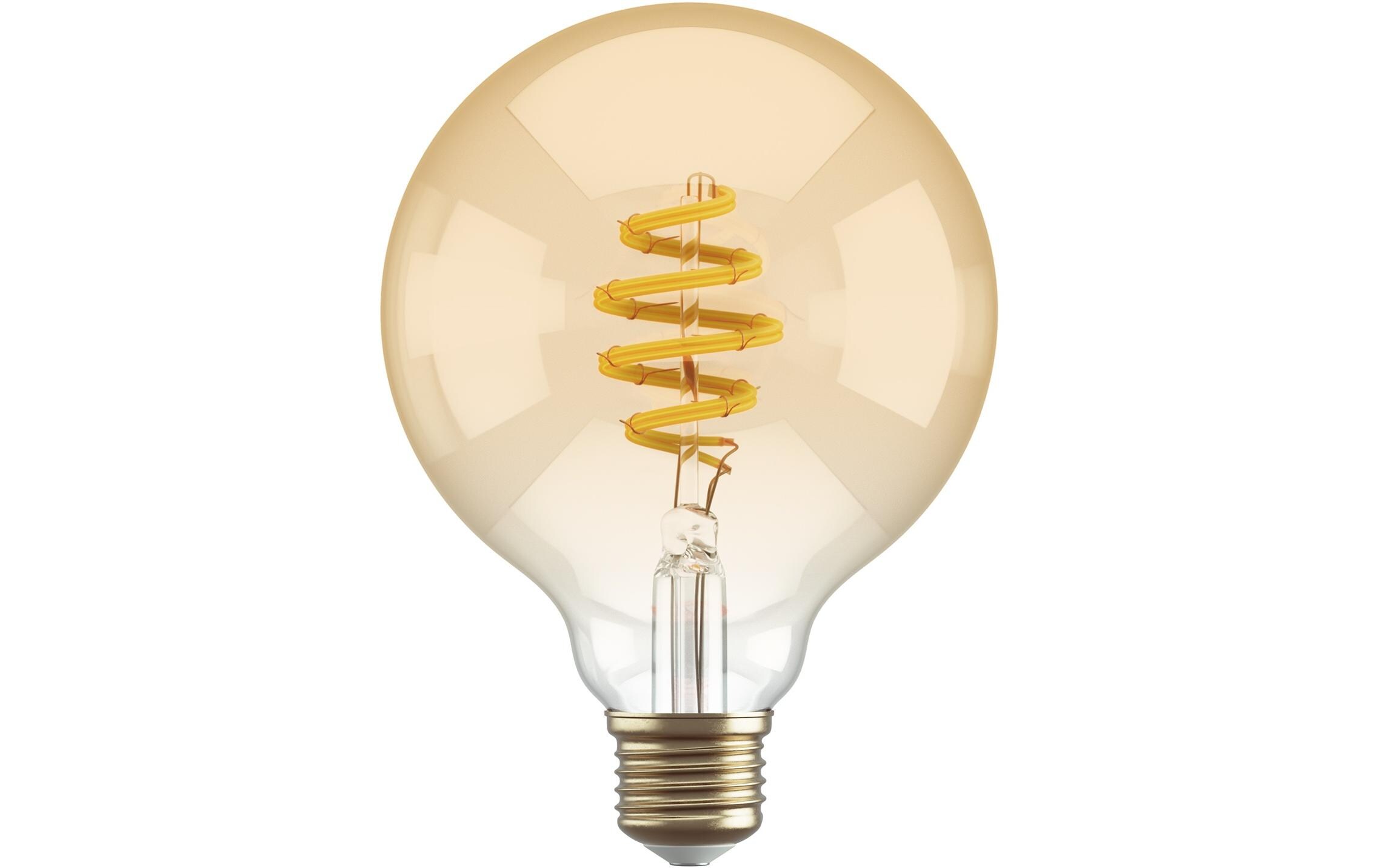 Leuchtmittel Smart Filament Bulb, E27, 5.5 W, Amber, GlobeIntelligentes Leuchtmittel