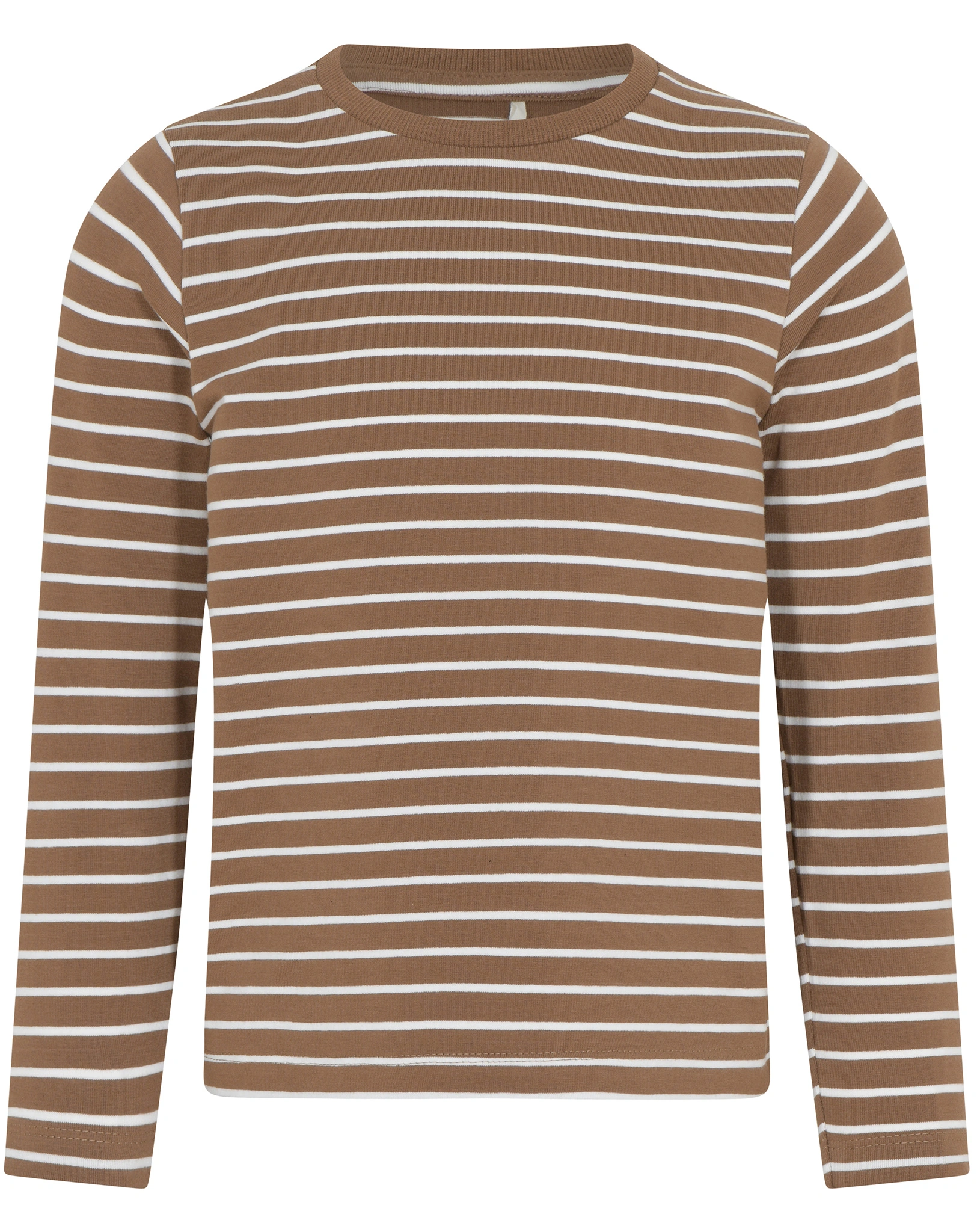 Langarmshirt YD STRIPE BASIC in coca mocha