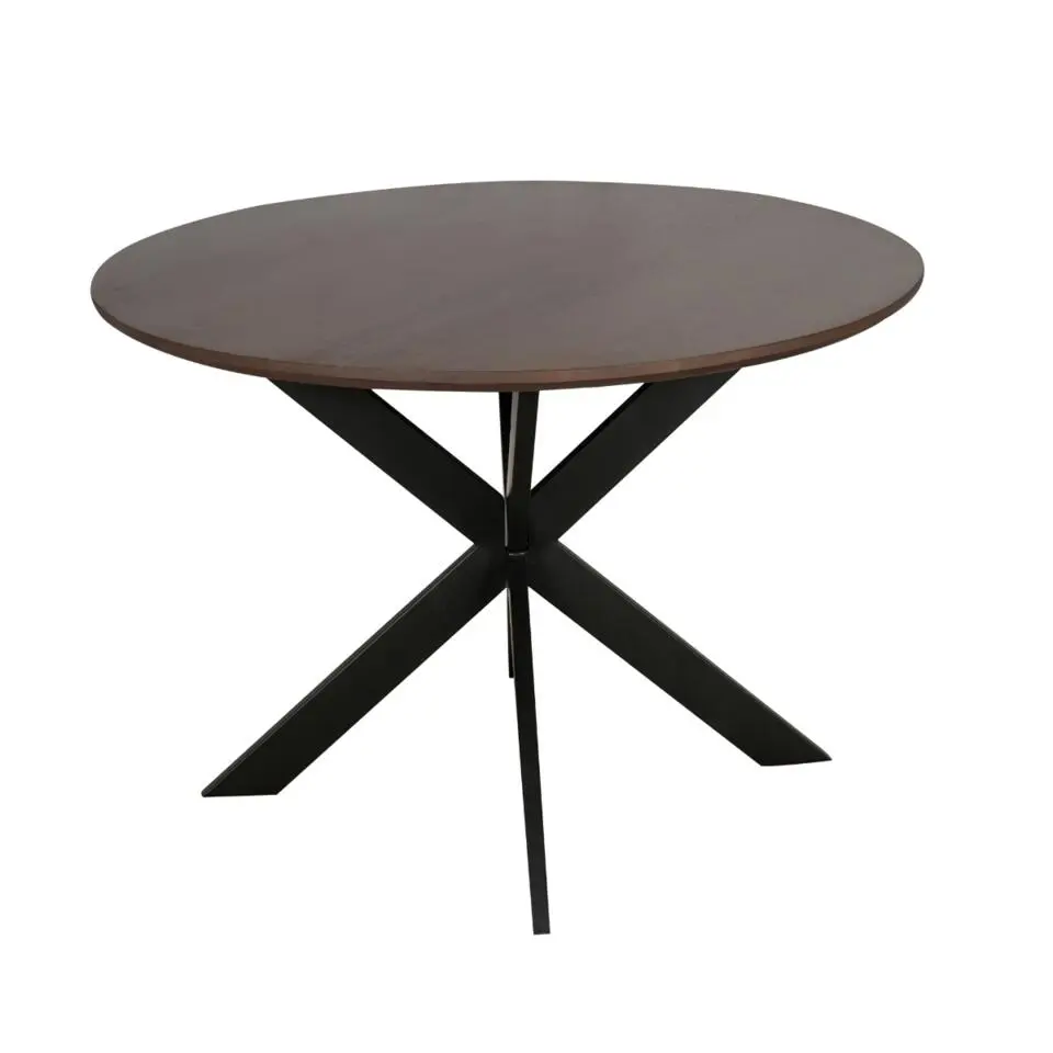 Starfurn - Eettafel Madison - Zwart - 110x110x76 cm
