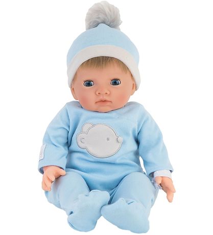 Tiny Treasures Dukke m. Blond H?r - Bear Pom Pom