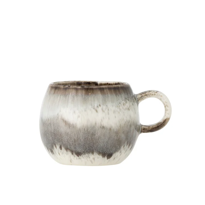 Bloomingville - Paula Espressotasse, Ø 7 x 6 cm, grau