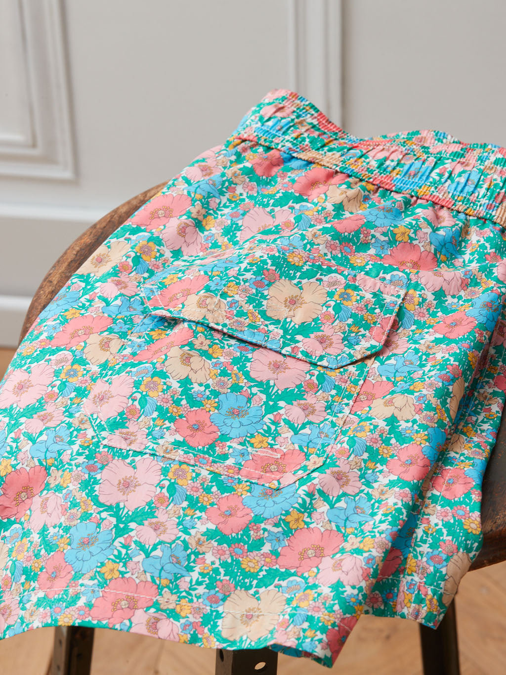 Short de bain homme - Tissu Liberty Clarisse