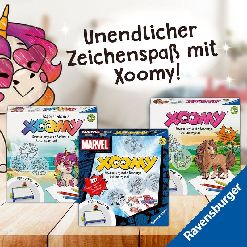 Xoomy - Refill Erweiterungsset - Paarden - 20 Motieven