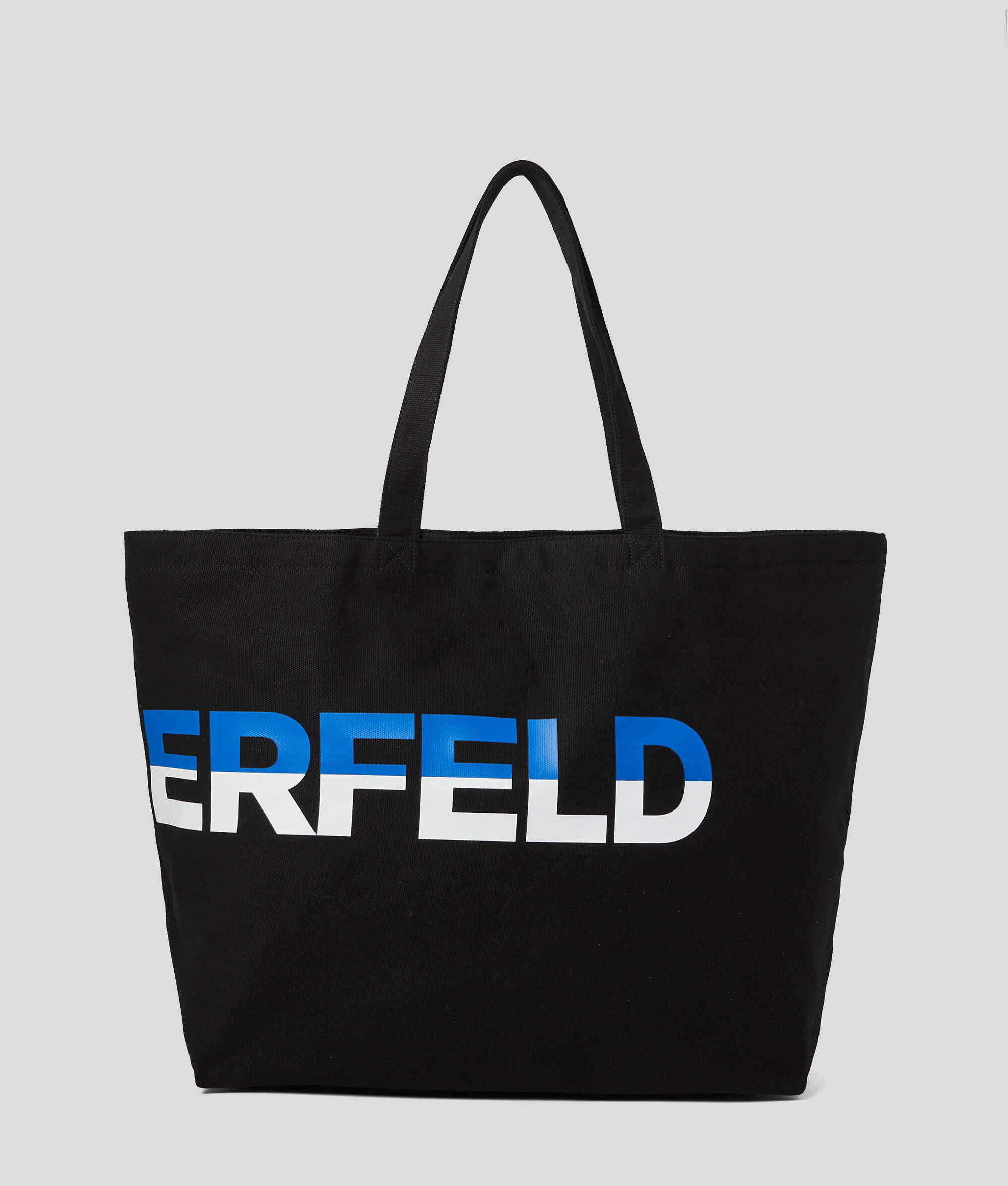 SAC SHOPPER EN TOILE AVEC LOGO KLJ AUDACIEUX