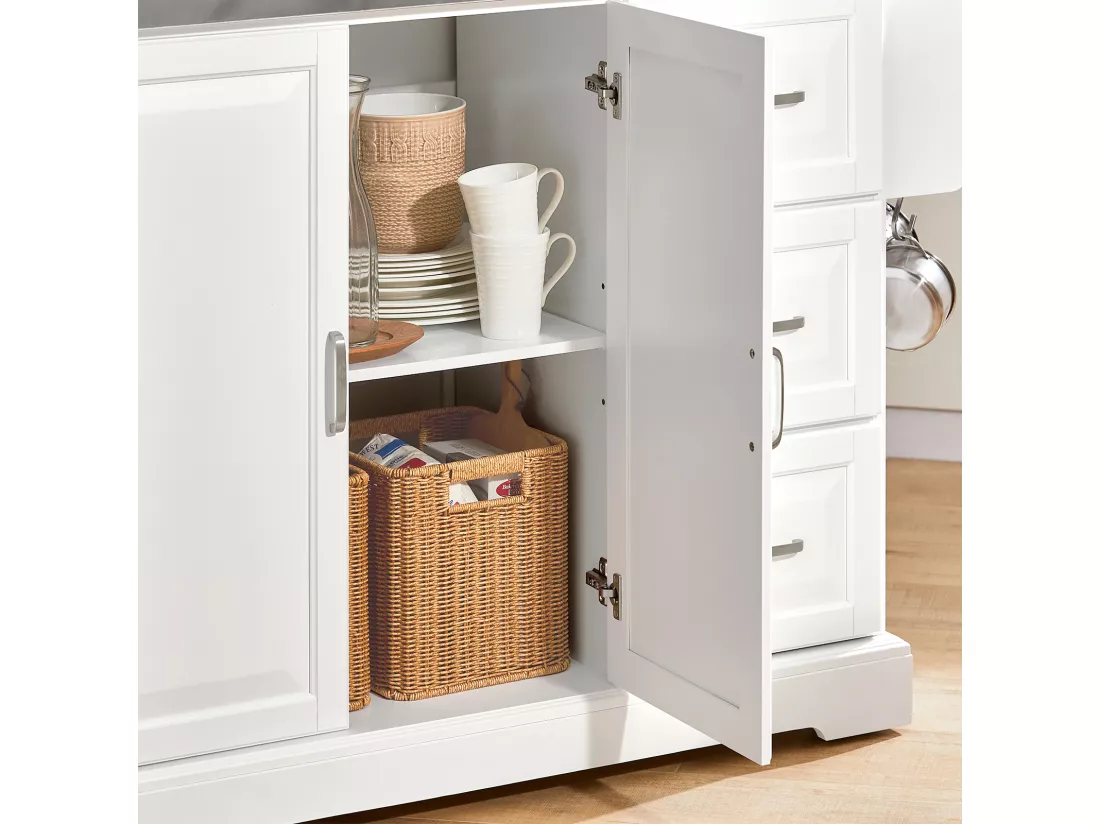 Desserte Sur Roulettes - Plans De Travail Rabattables En Acier Inox, Fkw41-st