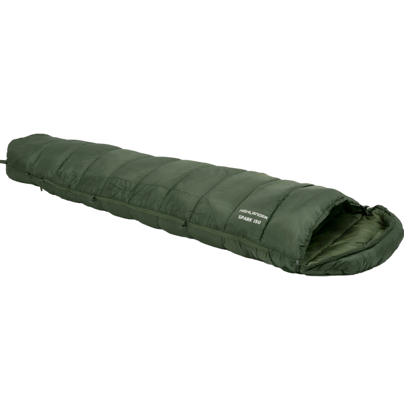 Highlander phoenix spark 150 mummyslaapzak - green