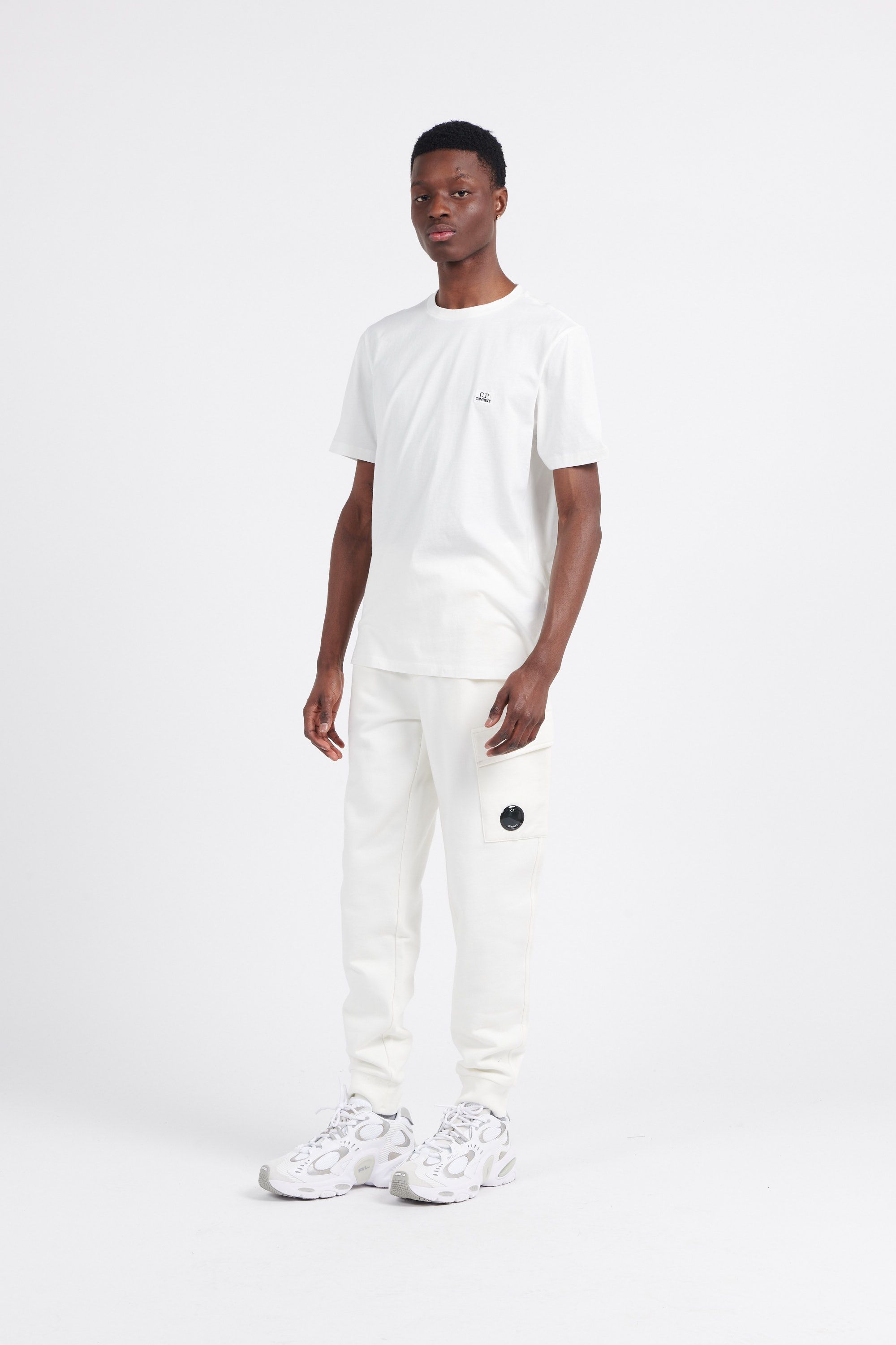 C.P. COMPANY Jogging DIAGONAL RAISED FLEECE  Blanc