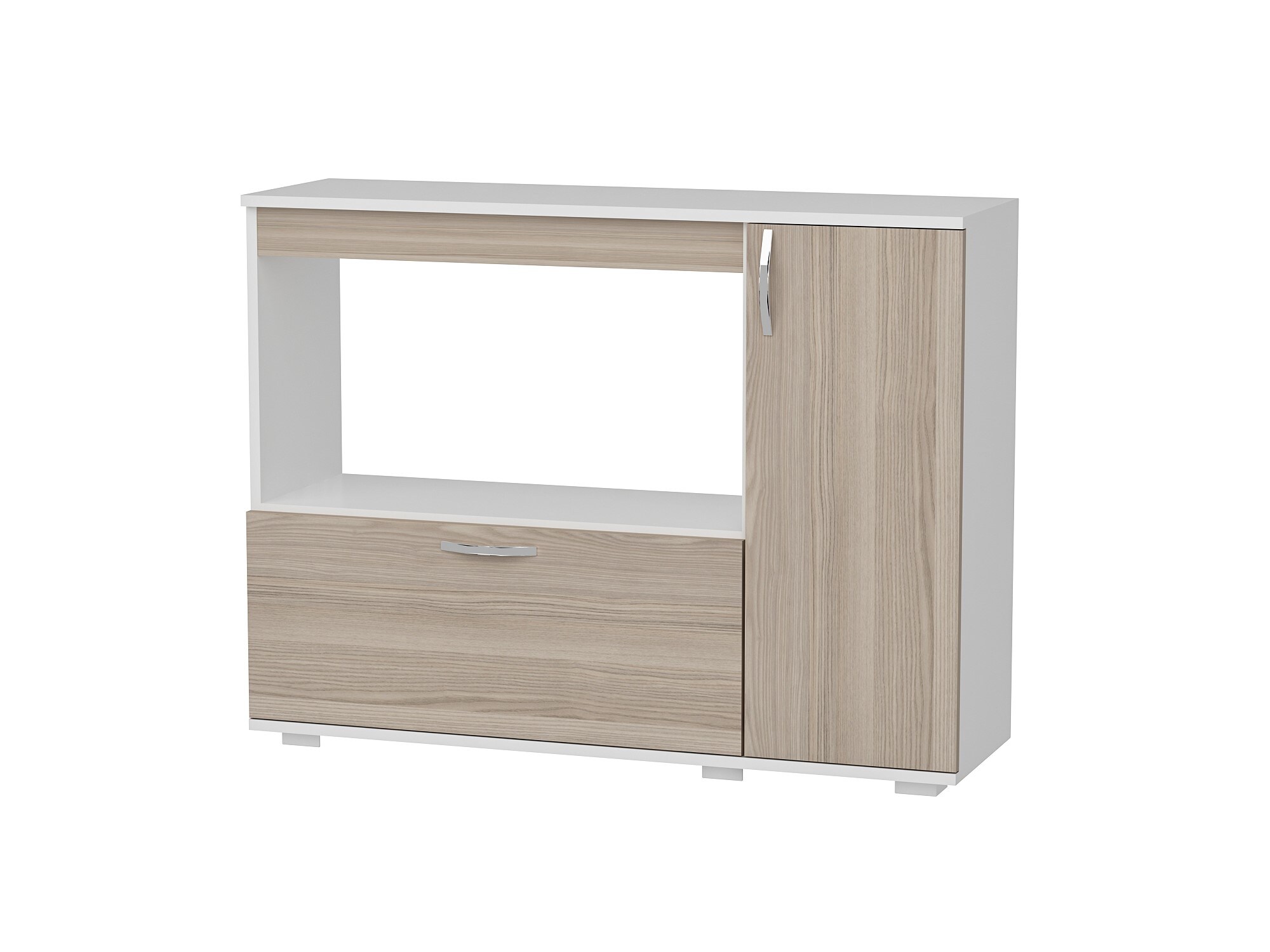 Mehrzweckschrank Küchenschrank Charlotta Weiß Cordoba