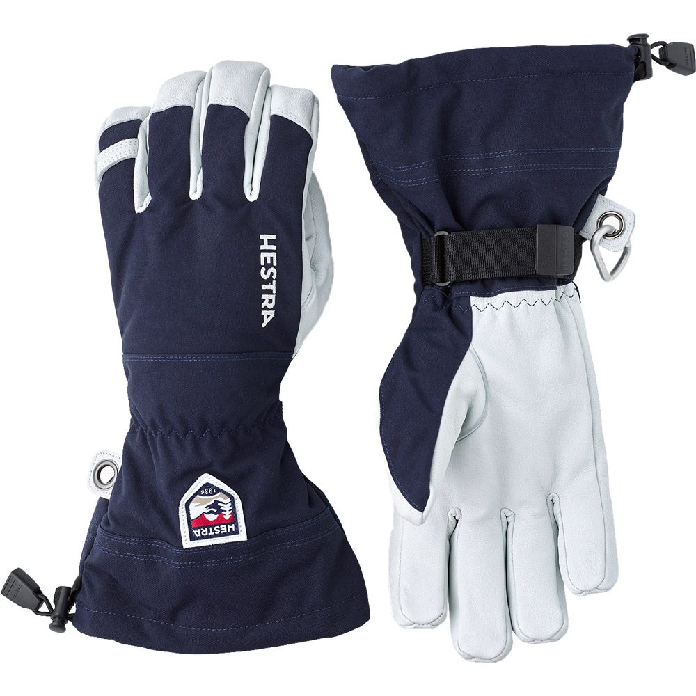 Hestra Alpin Leather Heli Skihandschuhe navy