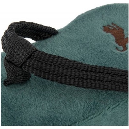 Chinelo de pelúcia verde PLAY Pet Lifestyle para cães