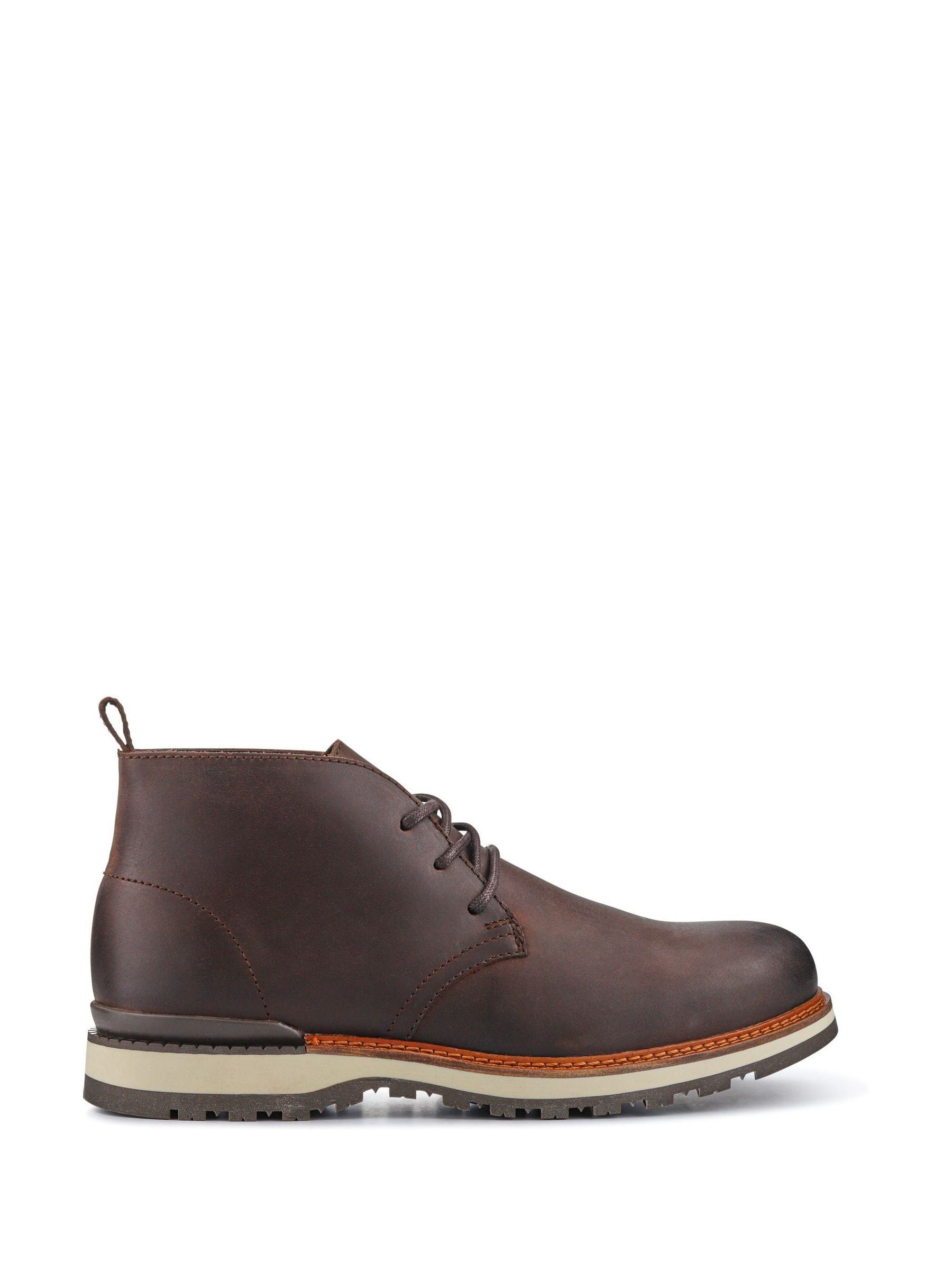 Bruin - Jones Bootmaker Darrel Grippy Leather Ankle Boots