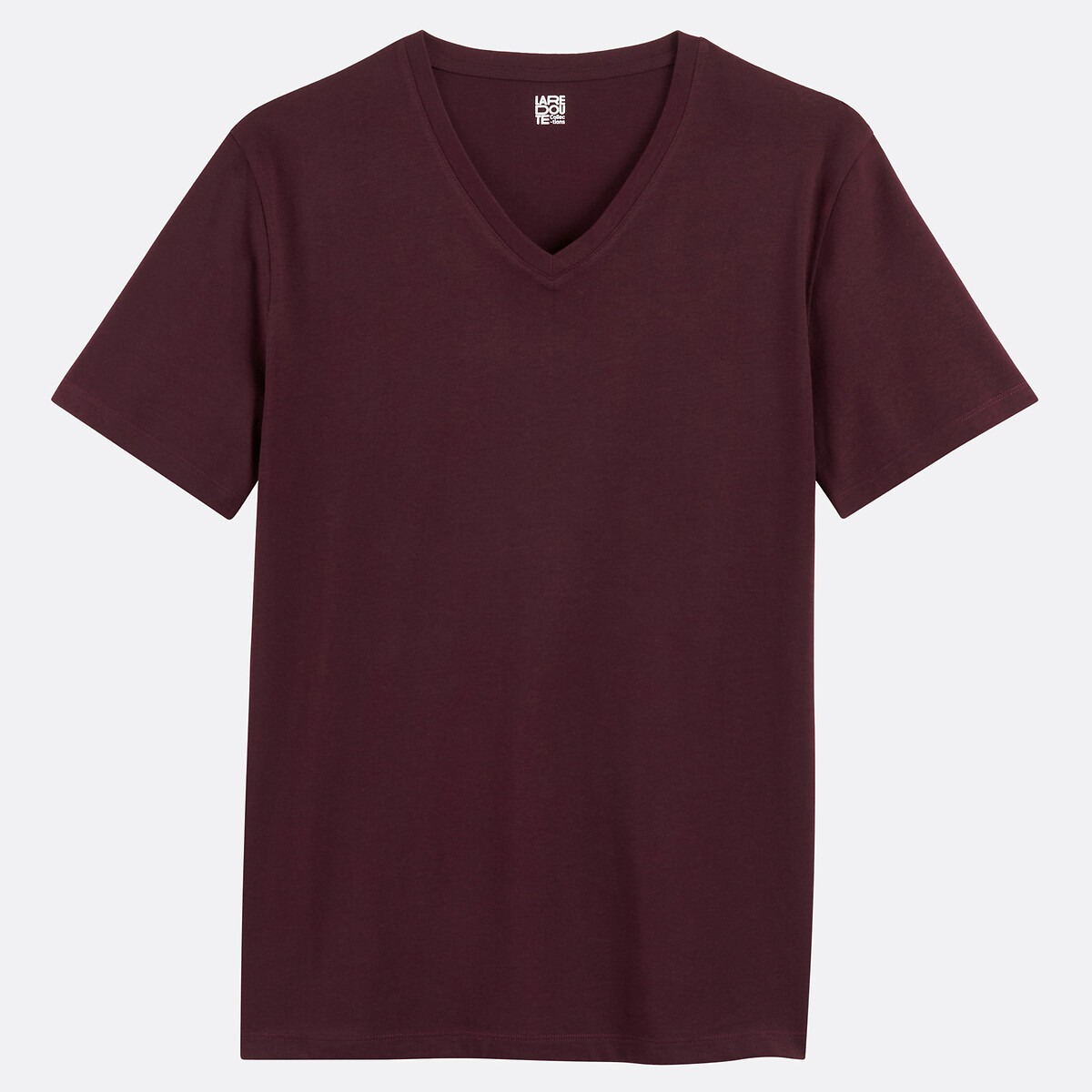 COLEÇÃO LA REDOUTE<br>Camiseta de manga curta com decote em V