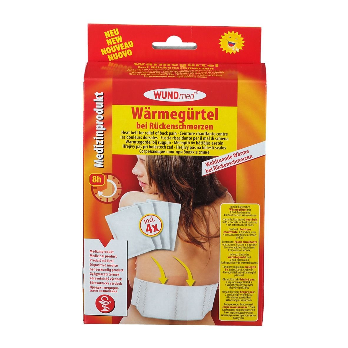 WUNDmed® Wärmegürtel bei Rückenschmerzen