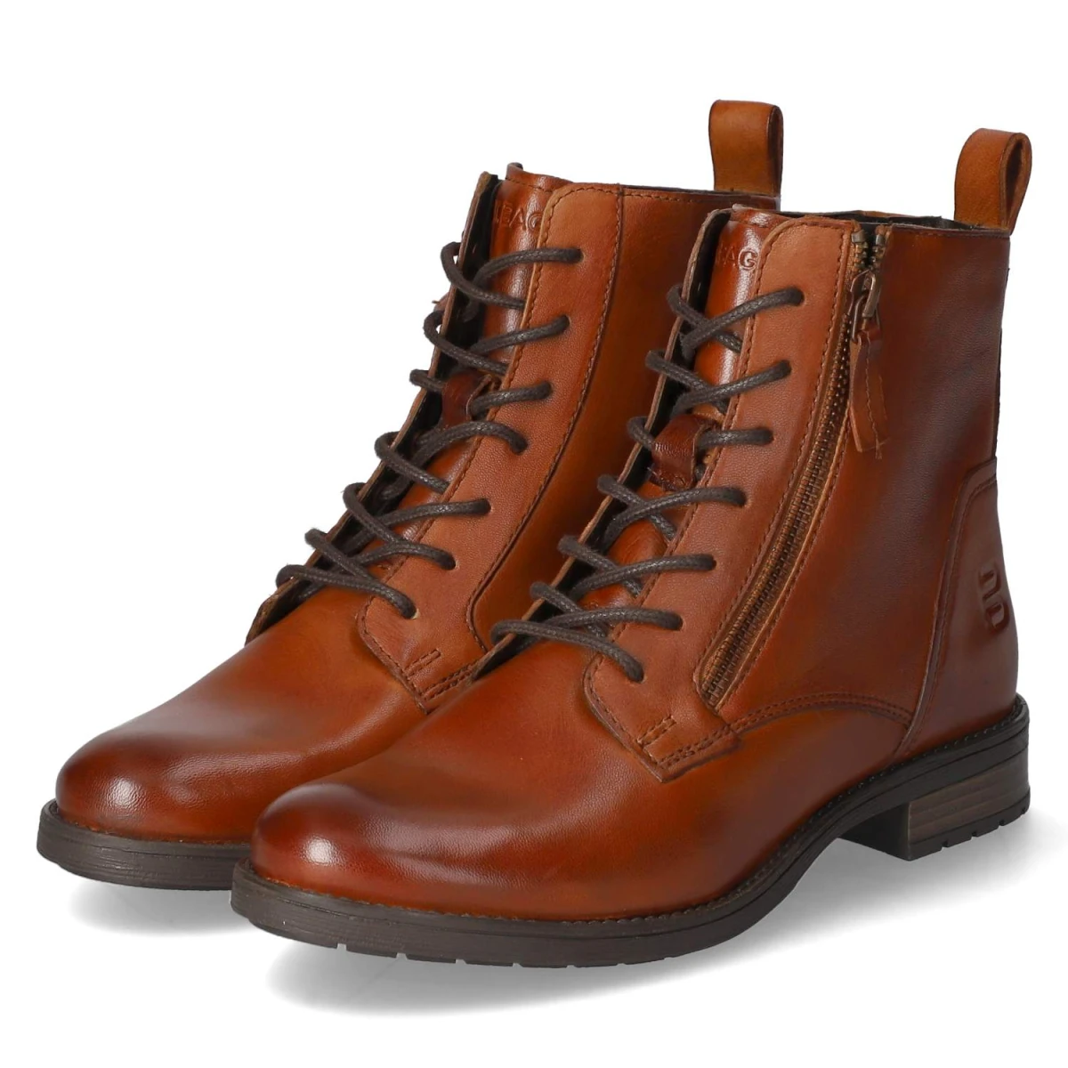 TT.BagattSchnürstiefeletten - Cognac