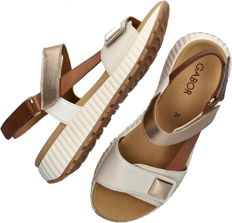Gabor Sandaal Beige Goud dames art