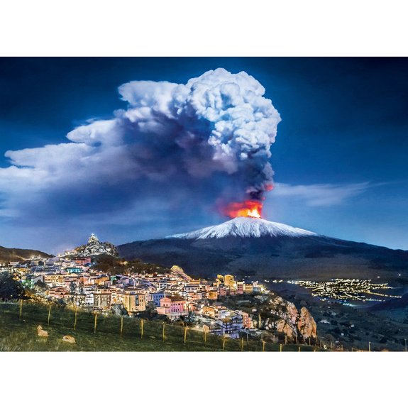 Clementoni - Puzzle 1000 pièces - Etna