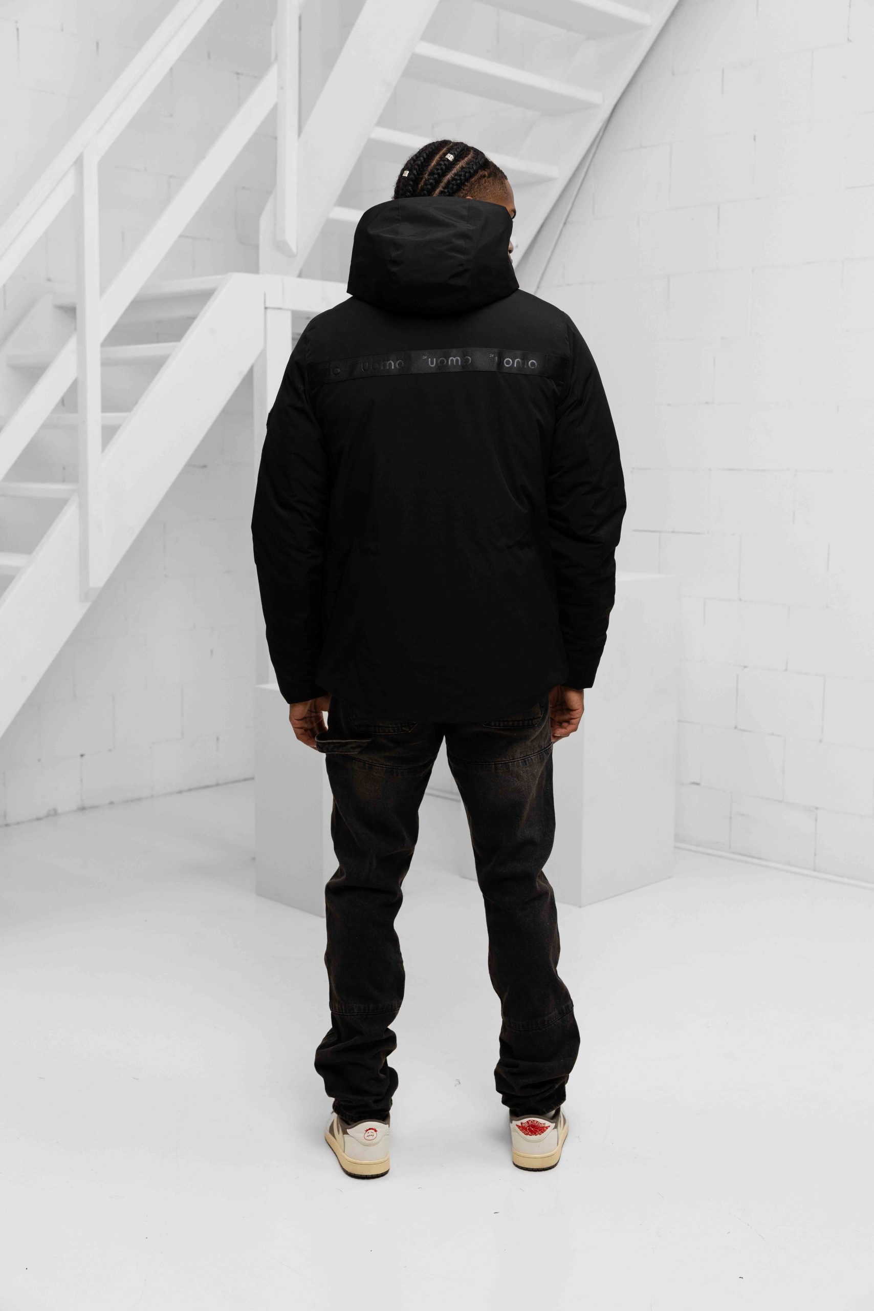 24 Uomo Parka 2.0 Jacket Heren Zwart