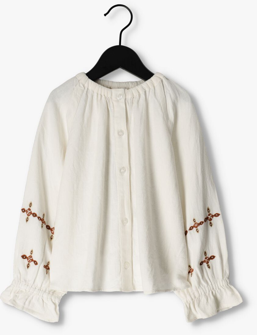 BAJE STUDIO gebroken wit baje studio blouse woven blouse