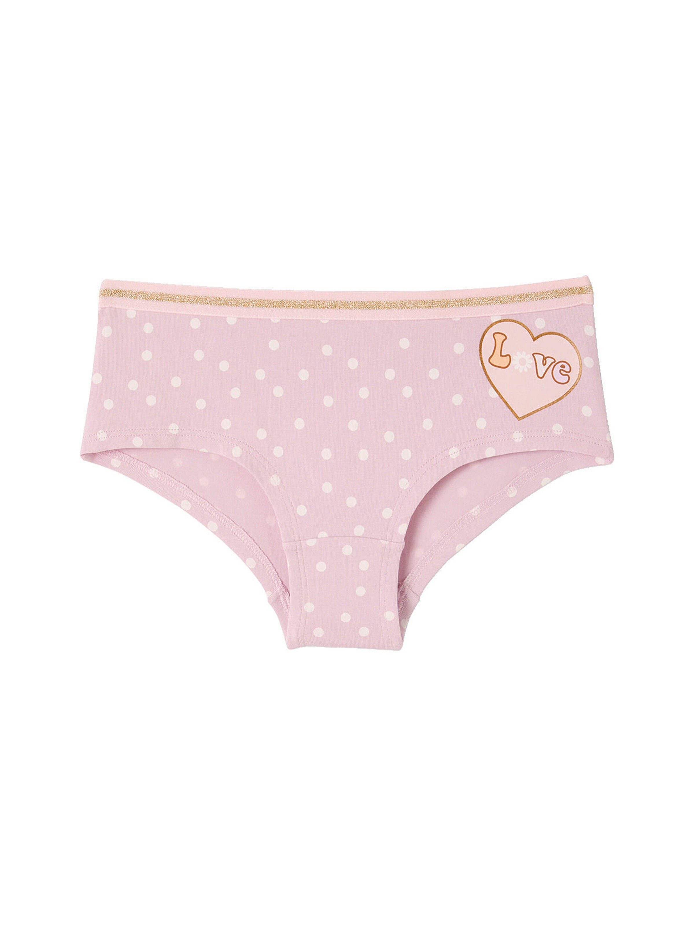 Vertbaudet 7er-Pack Mädchen Shortys mit Bio-Baumwolle rosa