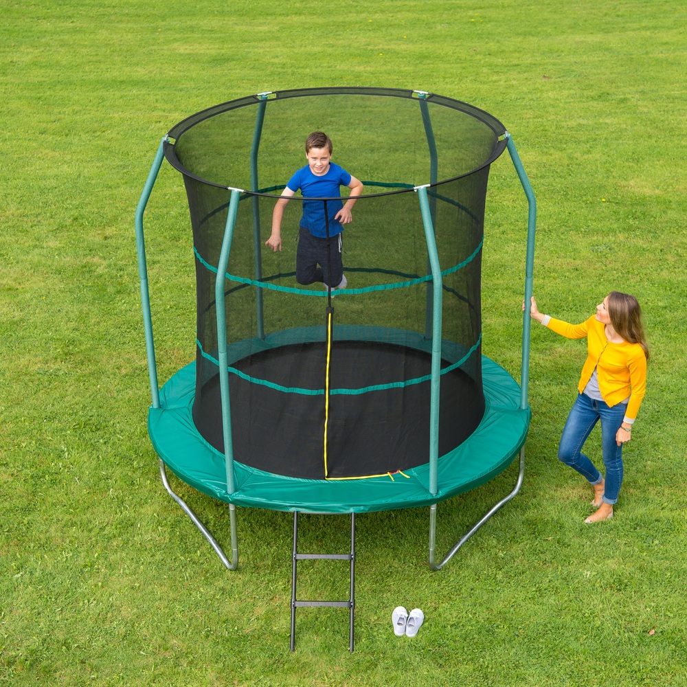 8-Fuß-Trampolin mit Sicherheitsnetz