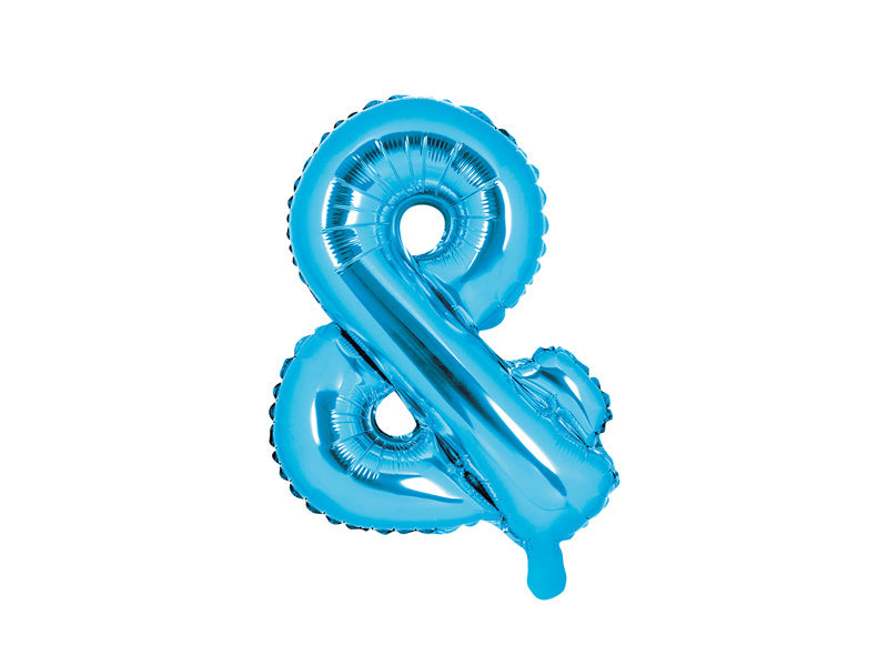 Folie Ballon Letter & Blauw Leeg 35cm