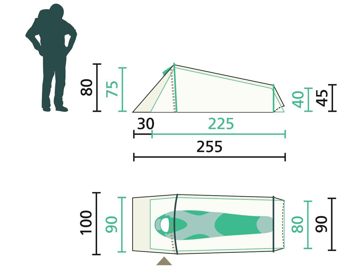 Jack Wolfskin Gossamer tunneltent