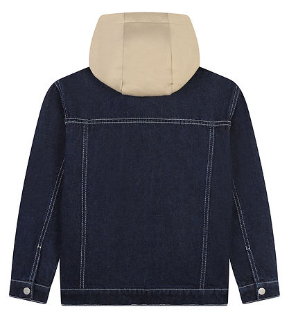 HUGO Jeansjacke - Rinse Wash/Beige