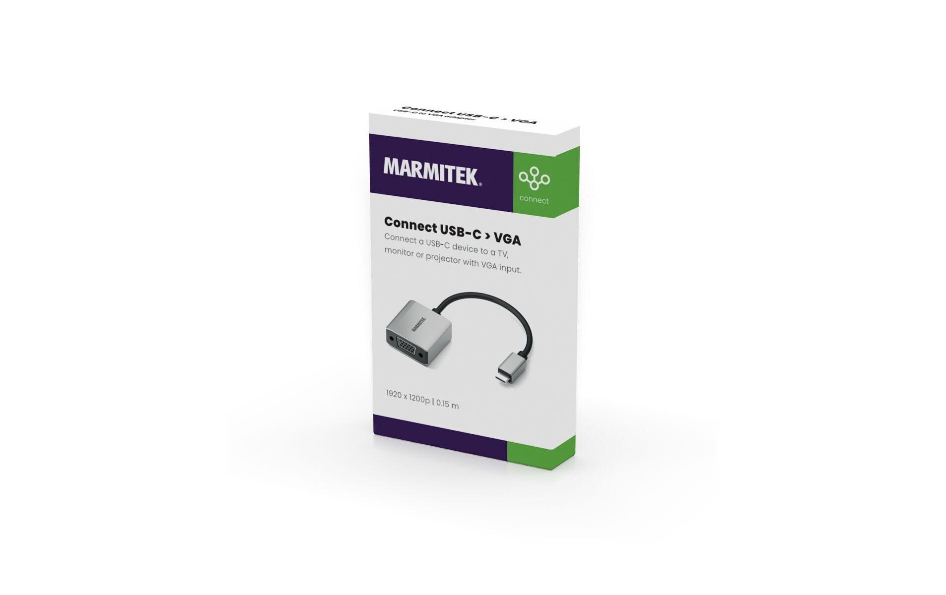 Adapter Connect USB-C > VGAUSB-C auf VGA Adapter