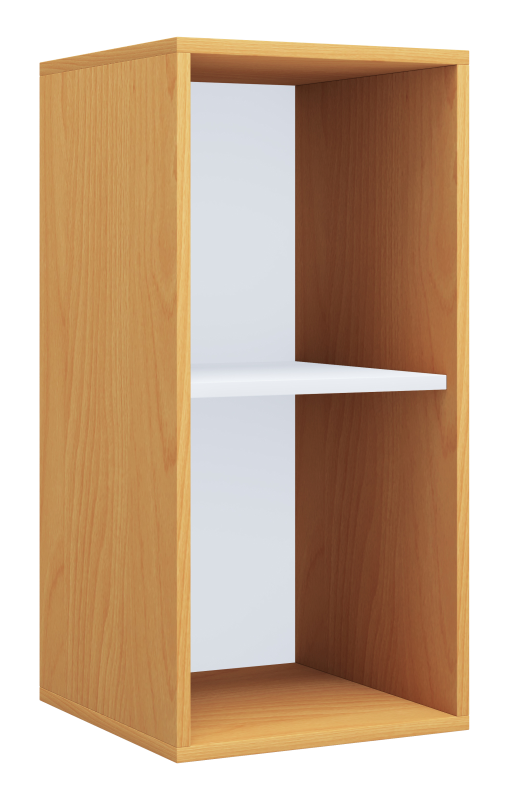 Regal LONA I L - Buche - 2 Fächer
