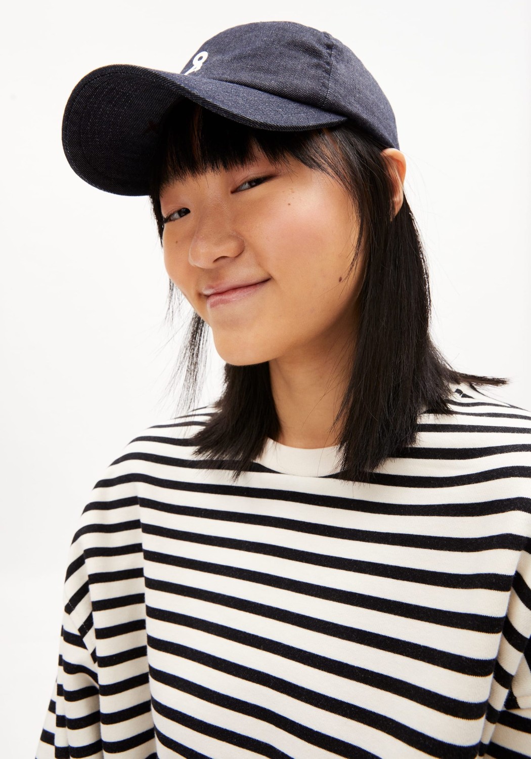 Armedangels Sweatshirt Frankaa Maarlen Stripe Undyed-Black