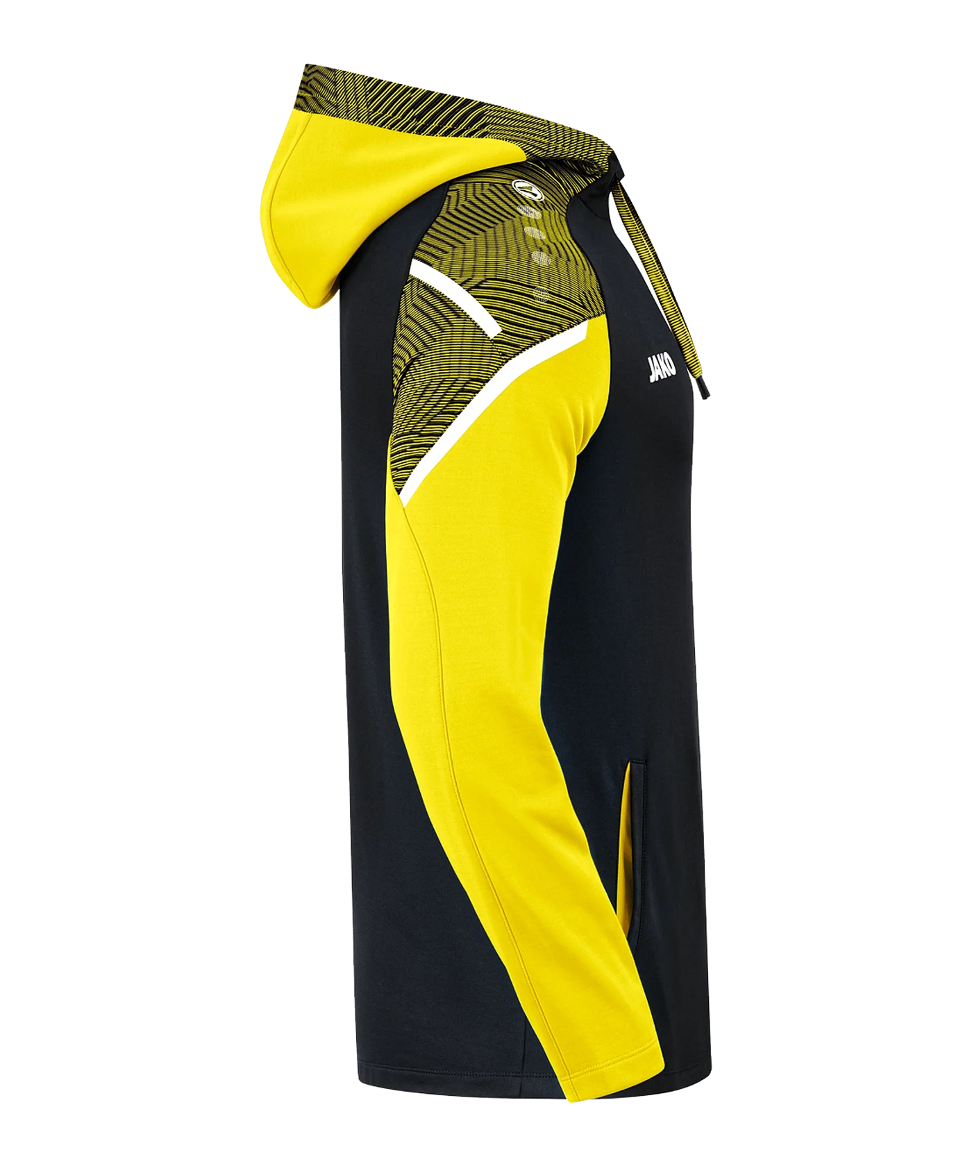 JAKO Performance Hoody Kids Schwarz Gelb F808
