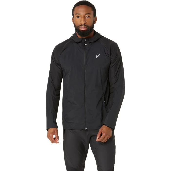Asics Herre Jakker Road Packable Jacket Sort