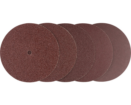 Schuurblad voor Bosch excenterschuurmachines, Ø125 mm, korrel 40/60/80/120/180, ongeperforeerd, 5 stuks