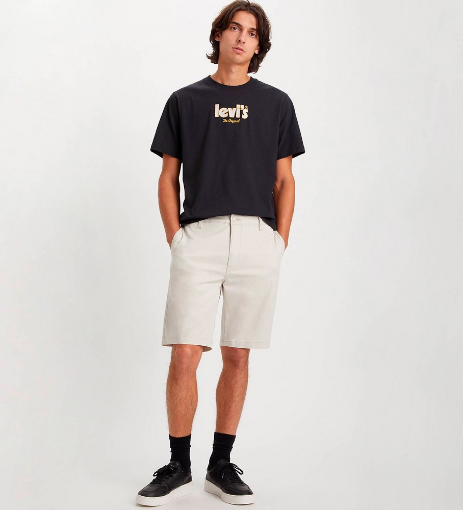 Calça chino curta Levi's XX II bege