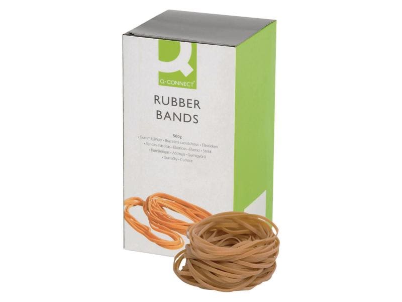 CONNECT Gummiband Nr. 36 3 x 125 mm, 500 g Dauerhaft elastische Gummibänder