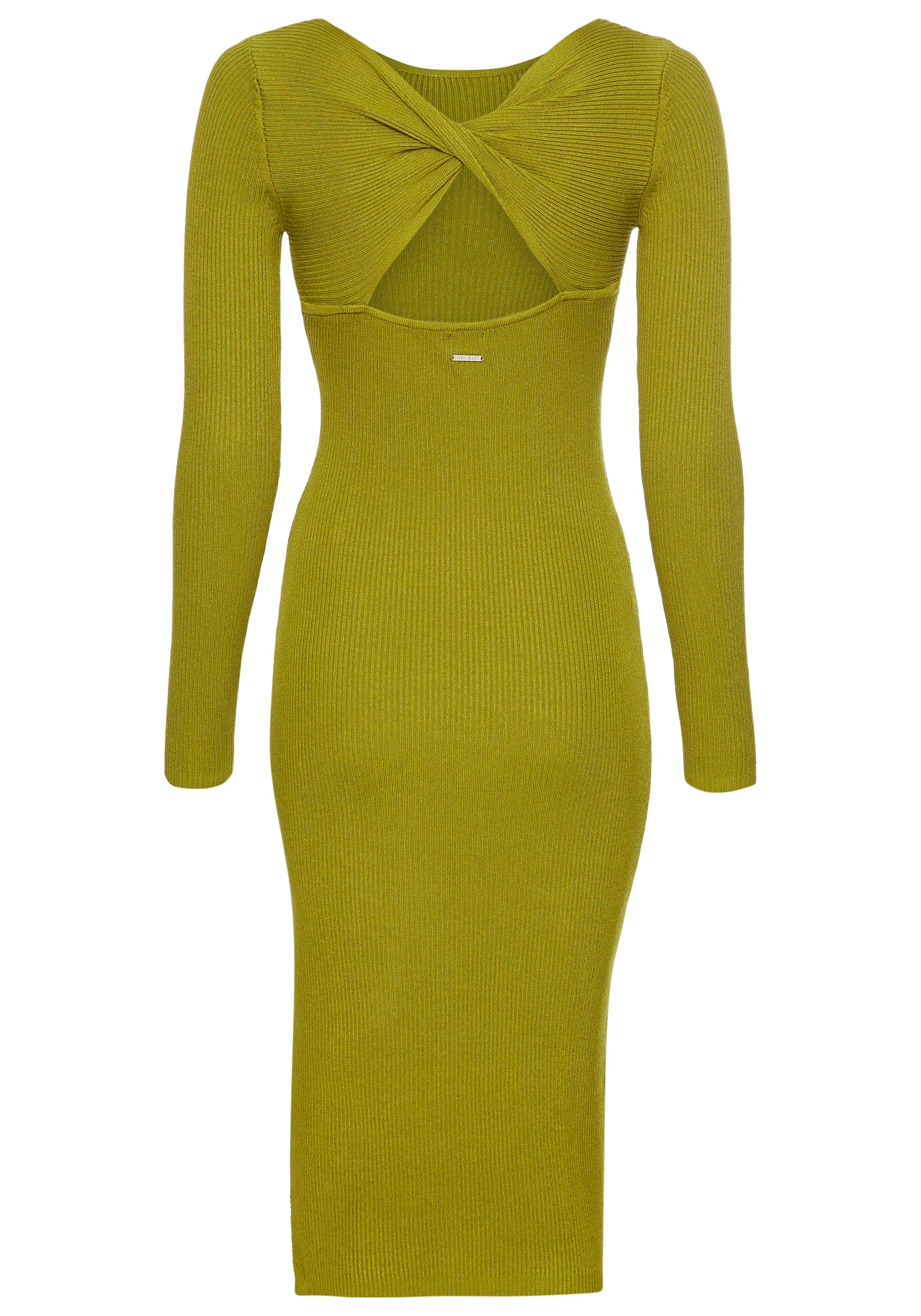 Laura Scott Strickkleid mit femininem Knotendetail
