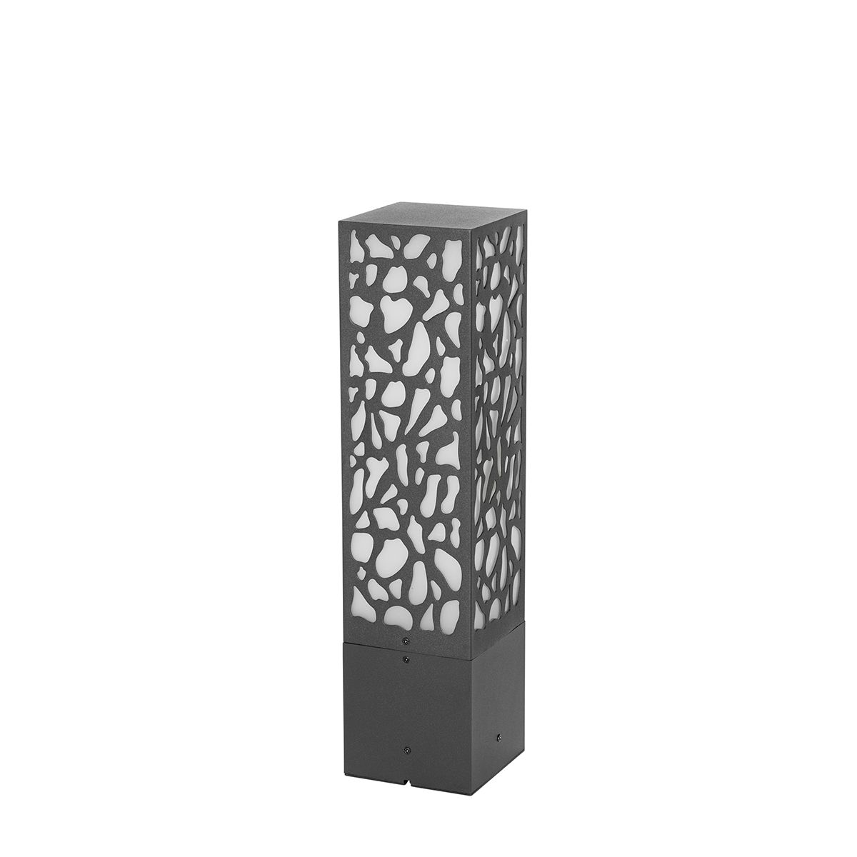 Modern buiten paaltje zwart 40 cm IP44 - Nicole