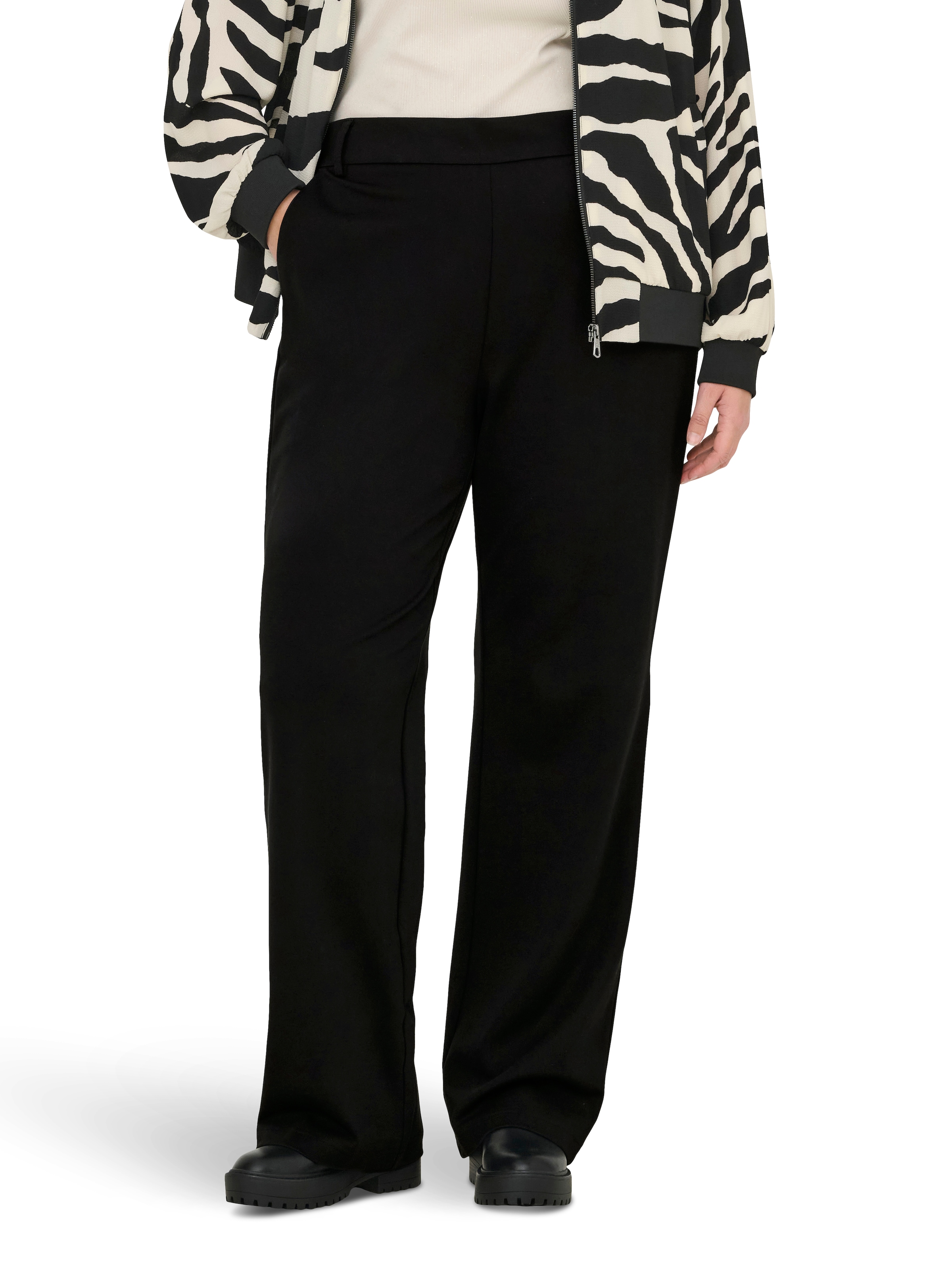 ONLY CARMAKOMA Anzughose »CARGOLDTRASH LIFE MW STRAIGHT PANT NOOS«  #CARGOLDTRASH