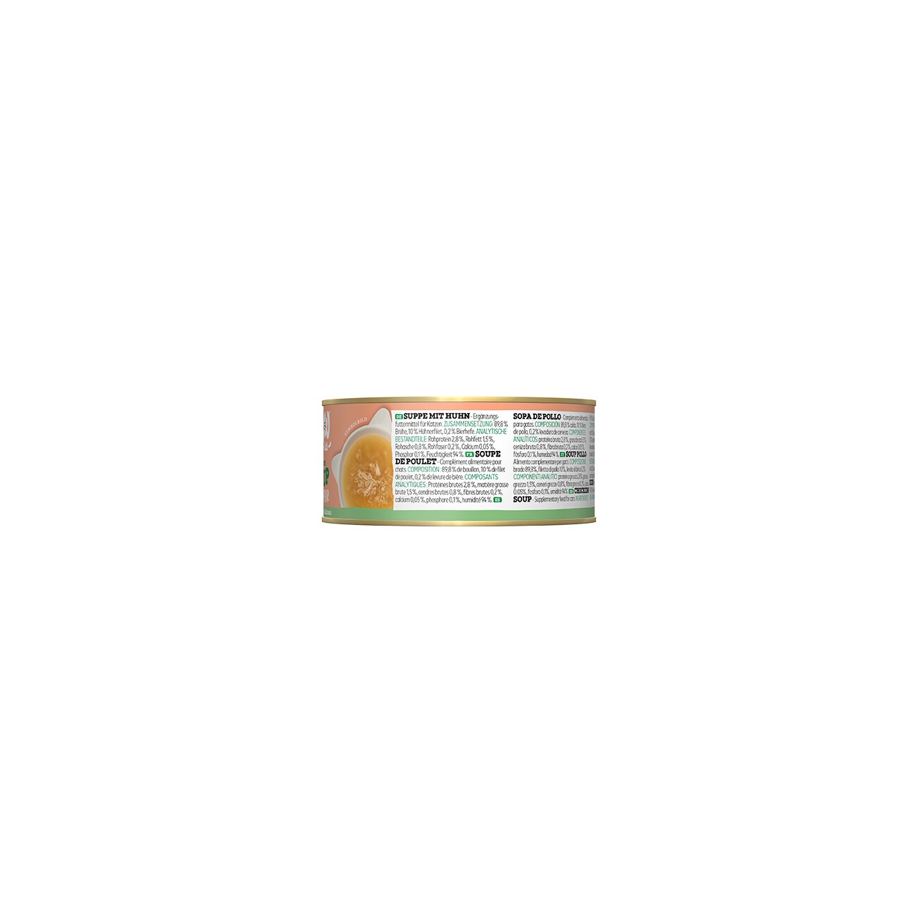 WOW Cat Suppe 12x70 g Huhn pur