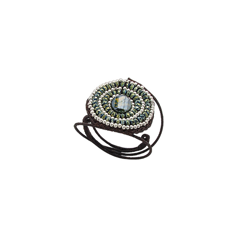 Bracelet Cristal et Perles Verre d'eau