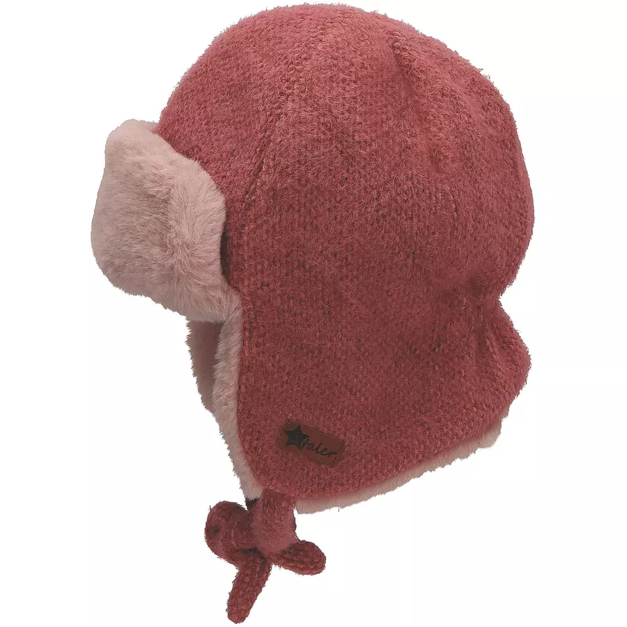 Sterntaler Fliegermütze Uni pink