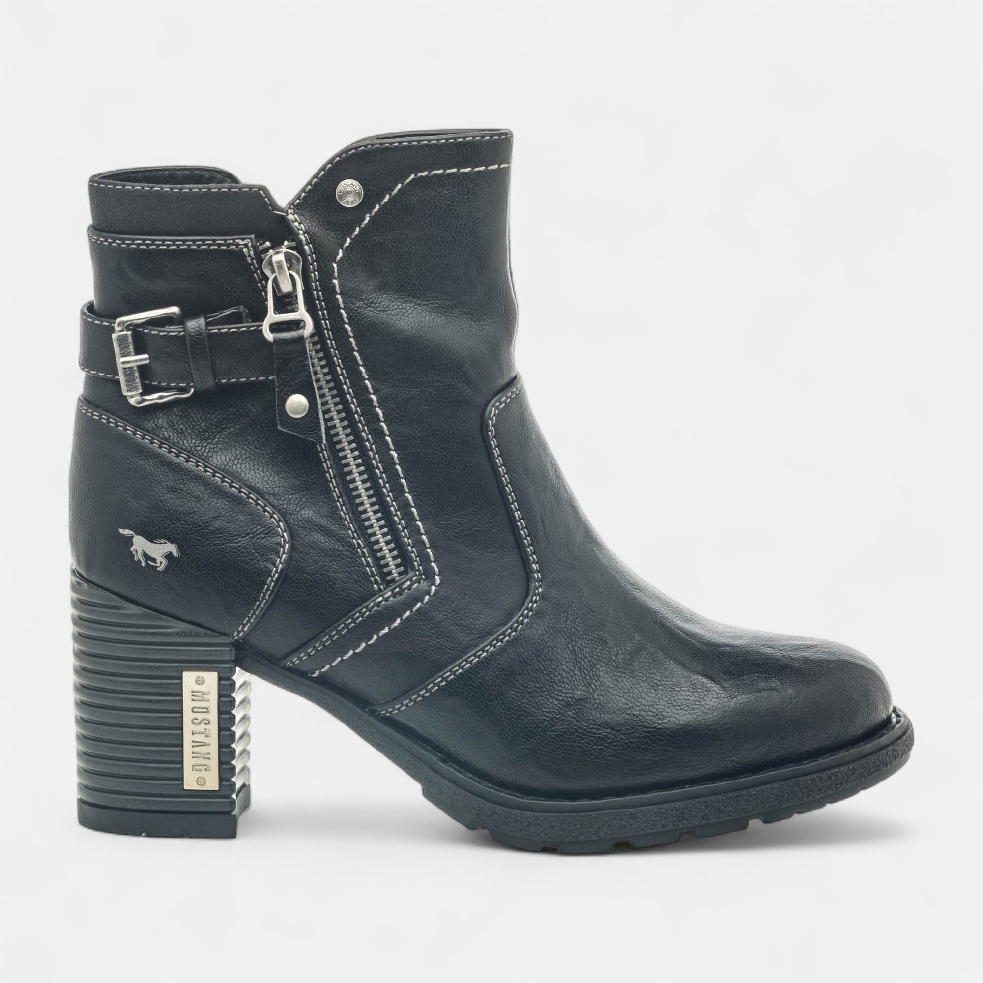 Boots à talon Femme noir