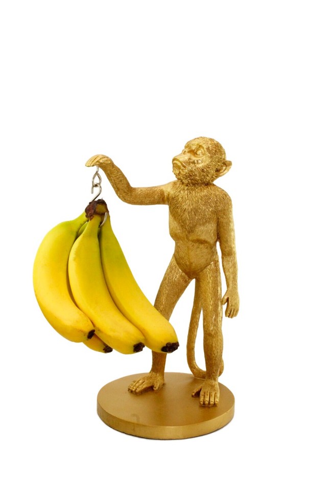 Winkee - Frugtholder - Monkey Banana holder - Gold