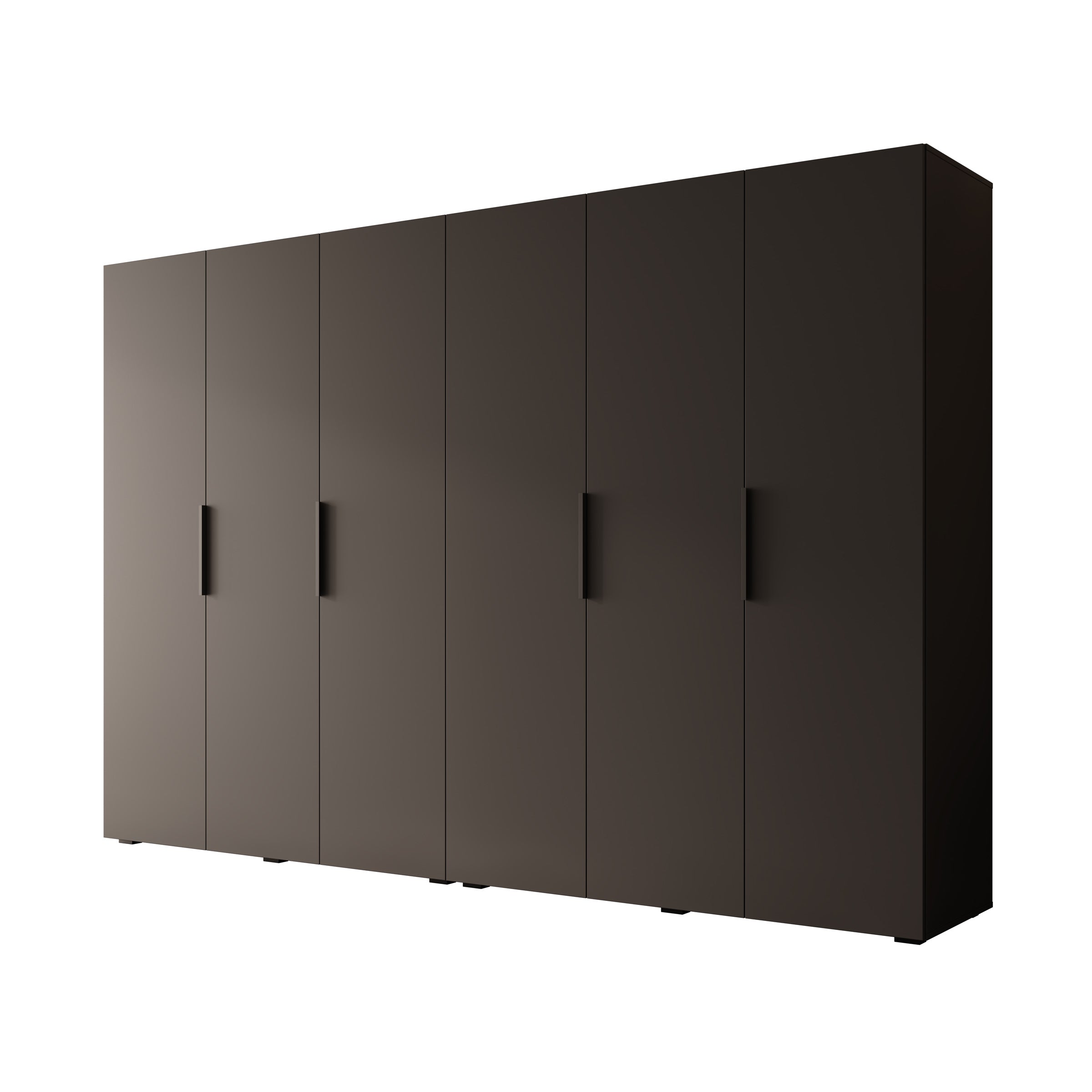 Meubella - Kledingkast Marquesa - Zwart - 300 cm