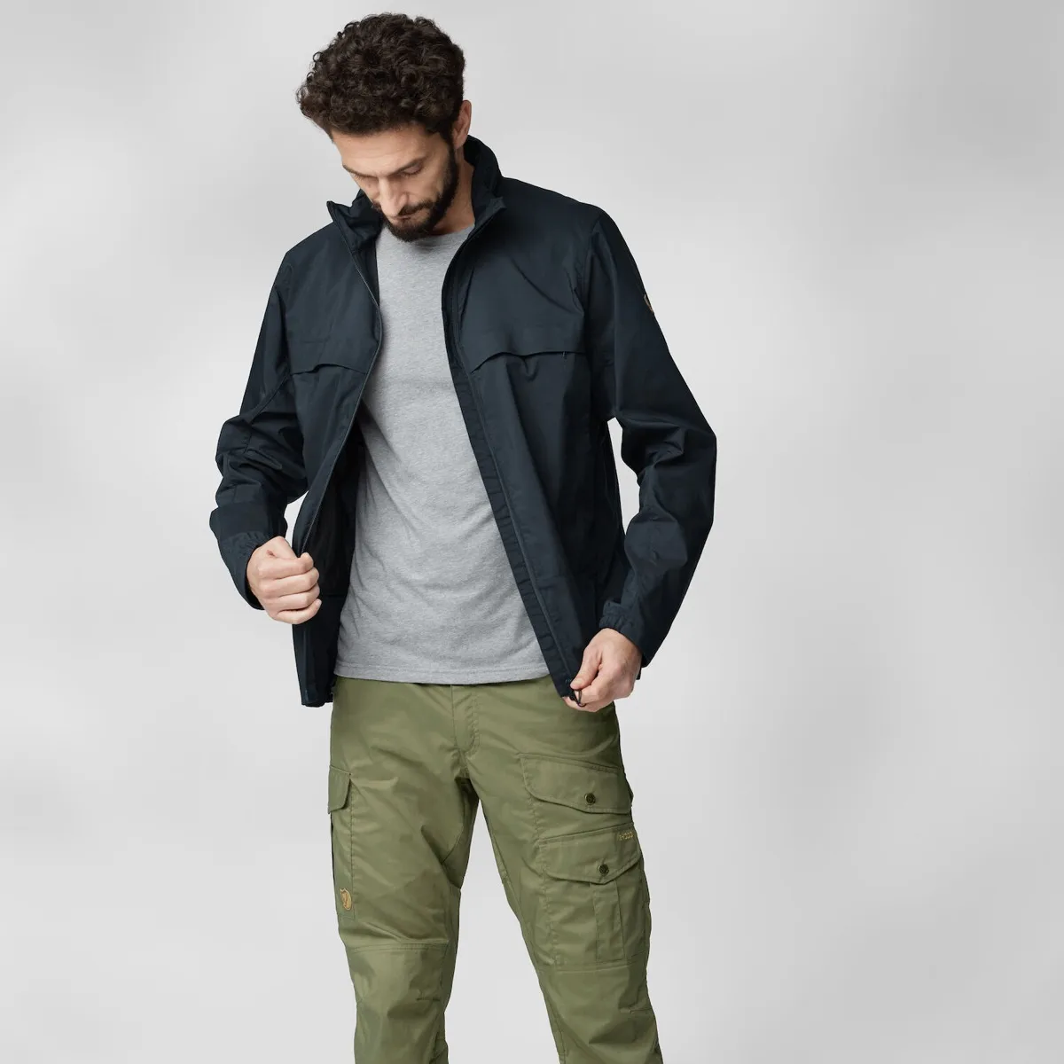 Fjällräven Men's Abisko Hike Jacket Dark Navy