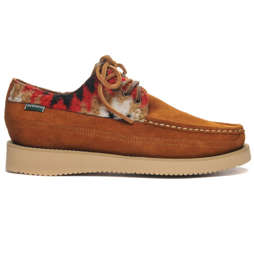 MAKWA AZTEC BROWN COGNAC NAVAJO-Mocassin en cuir pour homme